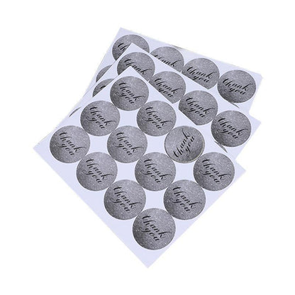 UP TO 80PCS Stickers Labels Thank You Stickers Gift Wrapping Craft Scrapbook DIY - 12*5PCS Style 9