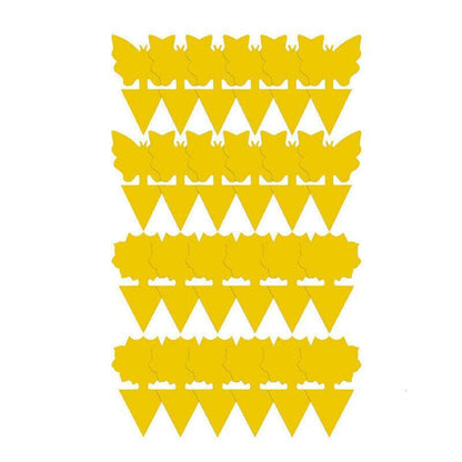 10X Dual Sided Sticky Trap Insect Killer Whitefly Thrip Fruit Fly Gnat - Sunflower 10PCS