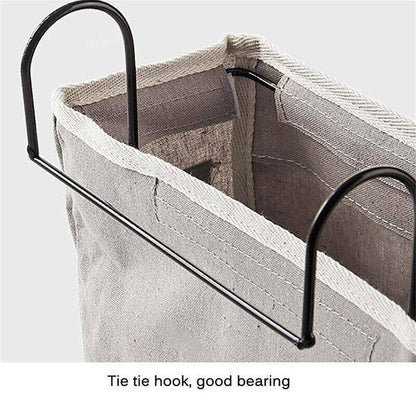 Hanging Bedside Storage Caddy with Pockets for Bunk Bed Dorm Couch Organizing - Grey