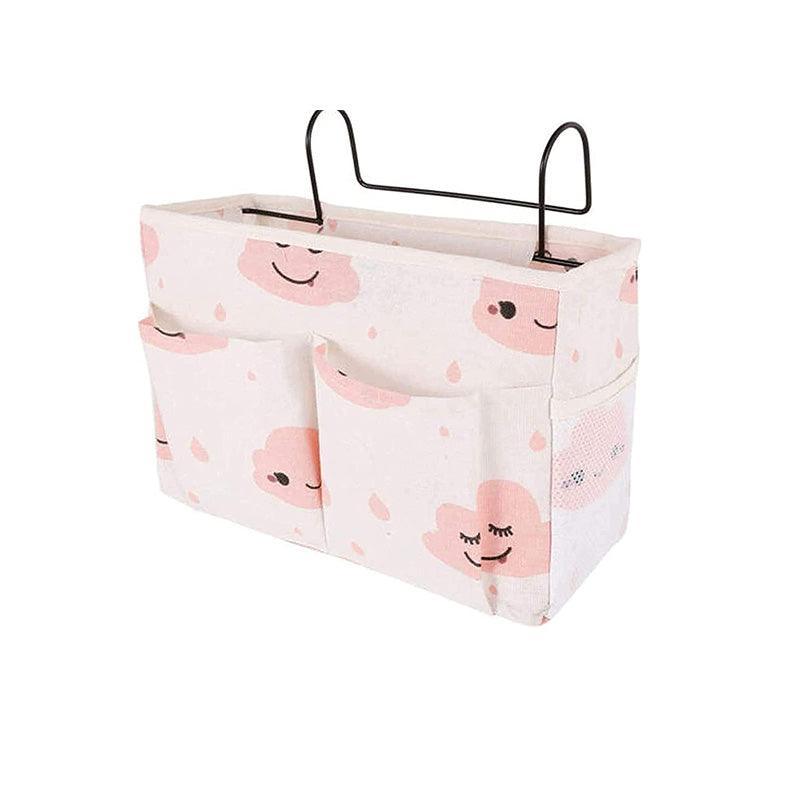 Hanging Bedside Storage Caddy with Pockets for Bunk Bed Dorm Couch Organizing - Navy