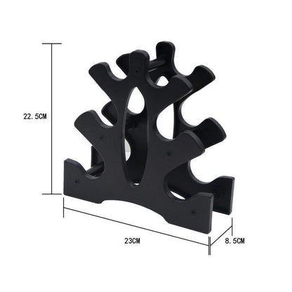 Dumbbell Storage Holder Gym Hand Weight Stand 3-Tier Tree Rack Weights Organizer