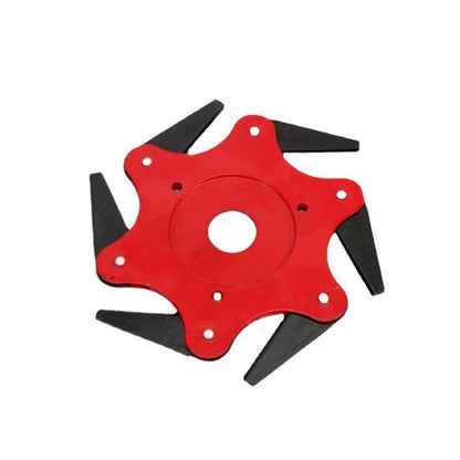 6 Teeth Grass Trimmer Brush Cutter Head Steel Garden Tools Strimmer Mower Blade AU