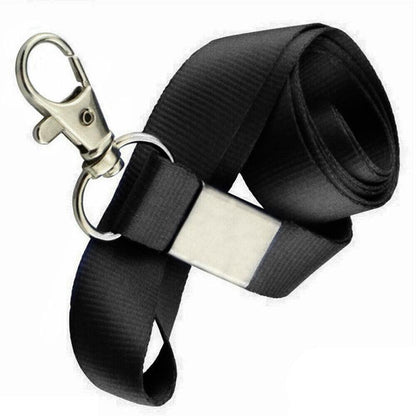 Neck Strap with Clip for ID Badge Name Tag Card Holder Lanyard - Dark Green