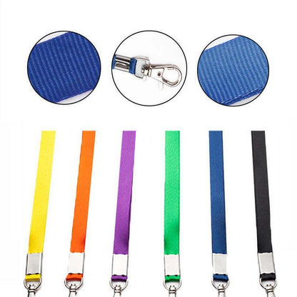 Neck Strap with Clip for ID Badge Name Tag Card Holder Lanyard - Light Green
