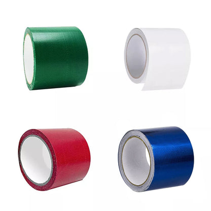 High Adhesive Tarpaulin Repair Tape Tent Awning Fix Patch Waterproof Universal - White - 8cm x 7.5m