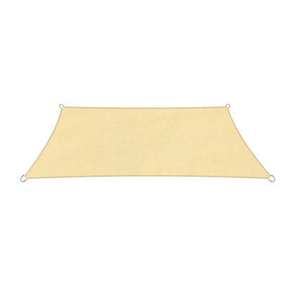 Outdoor Breathable Shade Sail Canopy Triangle Square Patio Garden Sun Shade - 2*4m（Rectangular）