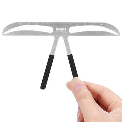 Brow Stencil Shaper Tattoo Eyebrow Kit Ruler 3D Balance Template Makeup Tool Au - #01 Akinami Eyebrow