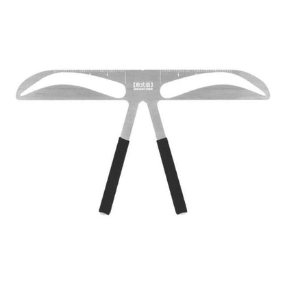 Brow Stencil Shaper Tattoo Eyebrow Kit Ruler 3D Balance Template Makeup Tool Au - #01 Akinami Eyebrow