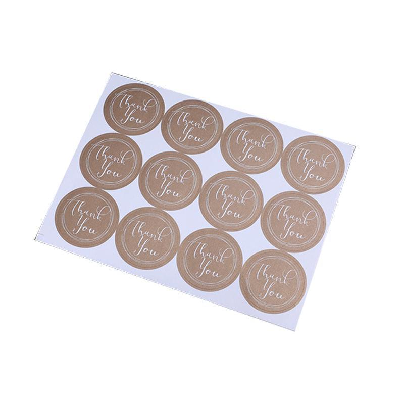 UP TO 80PCS Stickers Labels Thank You Stickers Gift Wrapping Craft Scrapbook DIY - 12*5PCS Style 11
