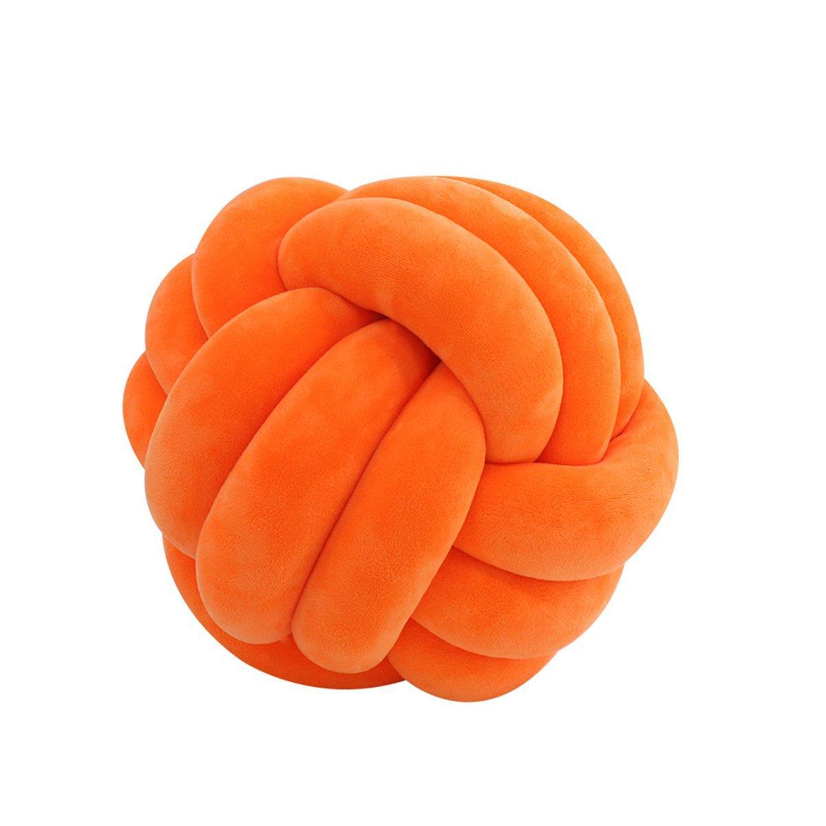 Three-Strand Braided Round Pillow Sofa Cushion Decorative Pillow for Living Room - Dark Blue