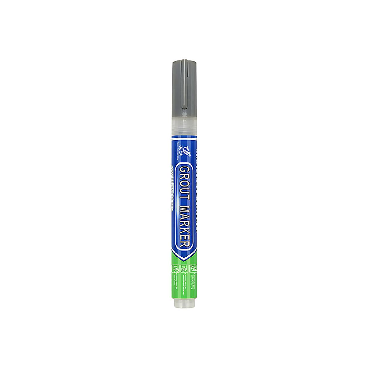 6Colours Tile Repair Pen Styling Wall Gap Grout Refresher Marker Bathroom - Grey