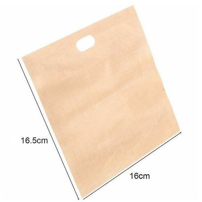 10-50Pcs Reusable Gluten-Free Toaster Bags for Sandwich Toasting - 10PCS