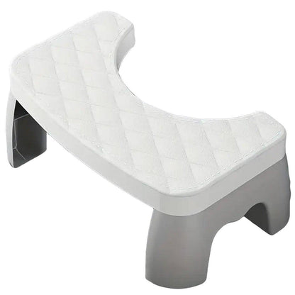 Toilet Stool Anti-Slip Bathroom Footstool for Home Use with Stable Support Design - Blue