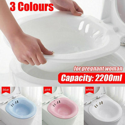 Au Portable Hemorrhoid Therapy Sitz Bath Toilet Bidet Tub For Pregnant Patientau - Blue