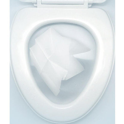 50Pcs Toilet Seat Paper Covers Disposable Sanitary Travel Biodegradable Hygienic