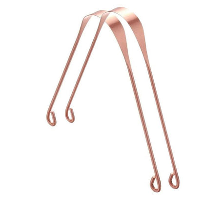 Pure Copper Tongue Scraper Cleaner Thick 12Gm Ayurvedic Dental Hygiene Oral Care - 1PC