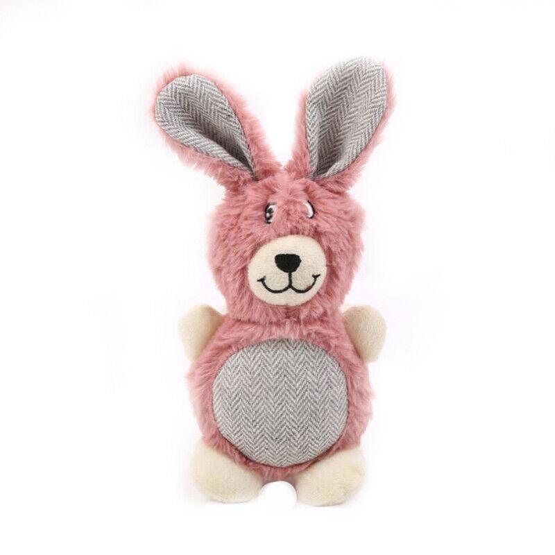 Squeaky Dog Toys Puppy Pet Chew Rope Squeaker Crinkle Rope Plush Toy Teething Au - Dark Goose