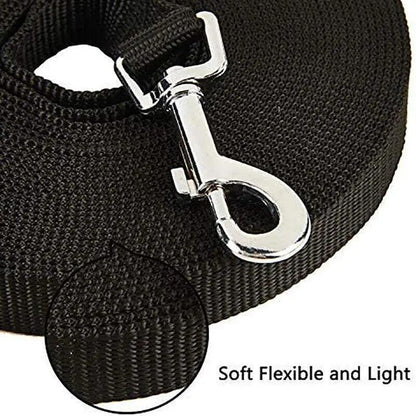 50Ft/15M Long Dog Lead Pet Puppy Leash Training Obedience Recall Walk Tracking - Blue