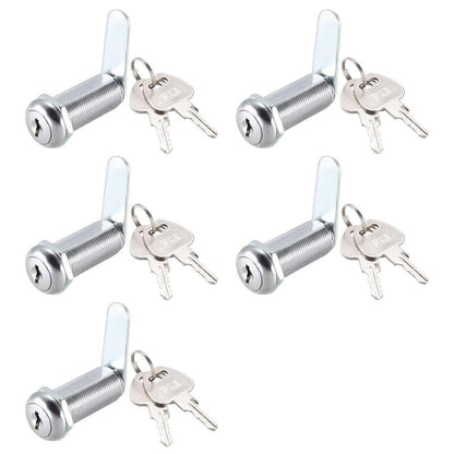1/5/10pcs File Cabinet Drawer Milk Box Swivel Lock Small Round Security Lock - 16mm-10PCS