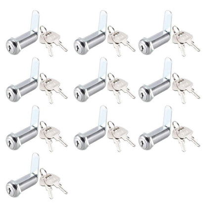 1/5/10pcs File Cabinet Drawer Milk Box Swivel Lock Small Round Security Lock - 20mm-10PCS