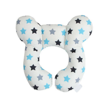 Baby Soft U-Shaped Auto Car Seat Stroller Head Neck Support Pillow Cushion Au - Cloud