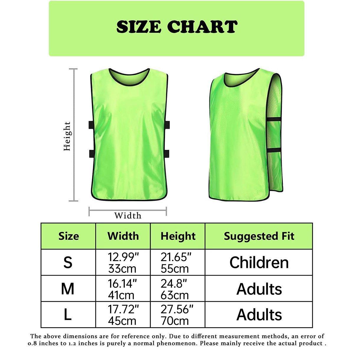 6X Sports Training Bibs Soccer Vests Group Team Bibs Basketball Cricket Football - Dark Blue-M