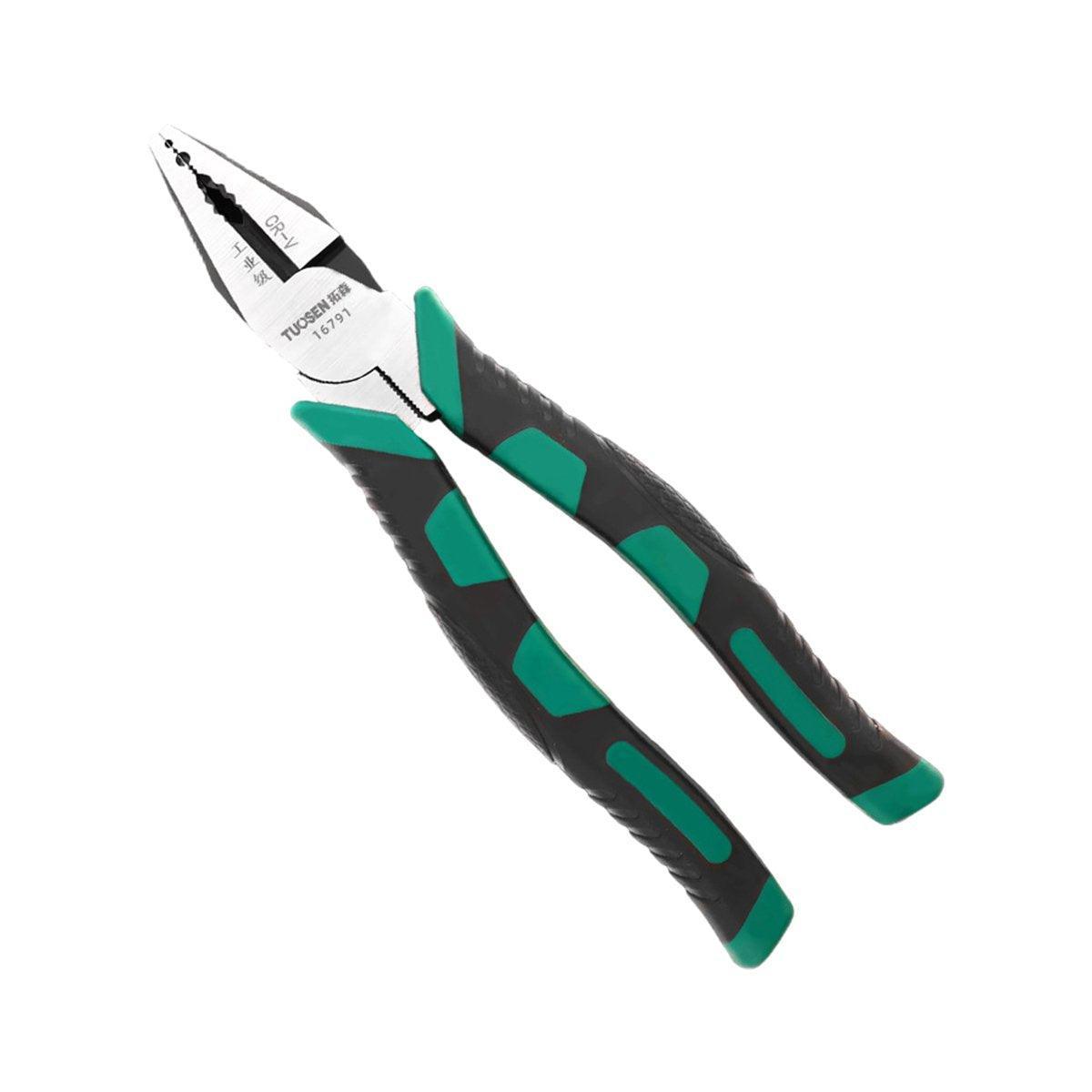 Labor-Saving Multi-Functional Tiger Pliers Flat Needle-Nose Diagonal Wire Pliers - Nose pliers-6inch
