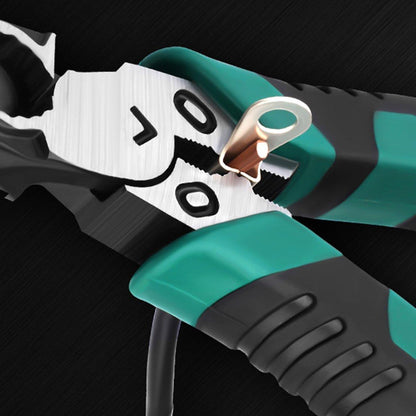 Labor-Saving Multi-Functional Tiger Pliers Flat Needle-Nose Diagonal Wire Pliers - Diagonal cutting pliers-6inch