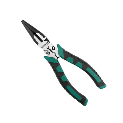 Labor-Saving Multi-Functional Tiger Pliers Flat Needle-Nose Diagonal Wire Pliers - Diagonal cutting pliers-6inch