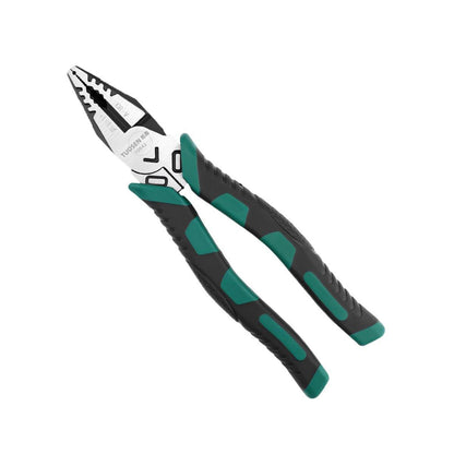 Labor-Saving Multi-Functional Tiger Pliers Flat Needle-Nose Diagonal Wire Pliers - Nose pliers-8inch