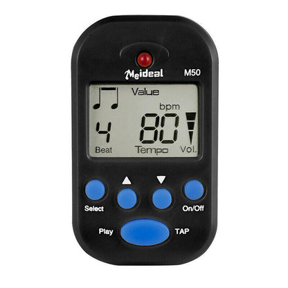 Metronome Digital Lcd Clip-On Mini Professional For Guitar Violin Accessories Au - Blue