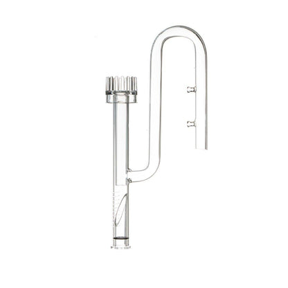 Aquarium Glass Inlet Outlet Pipe Fish Tank Filter Oil Film Remover Plant Holder - Lily inlet-16mm