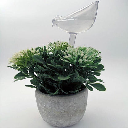 Automatic Self Plant Watering Glass Bulbs Water Feeder Indoor Irrigation Outdoor - Swan
