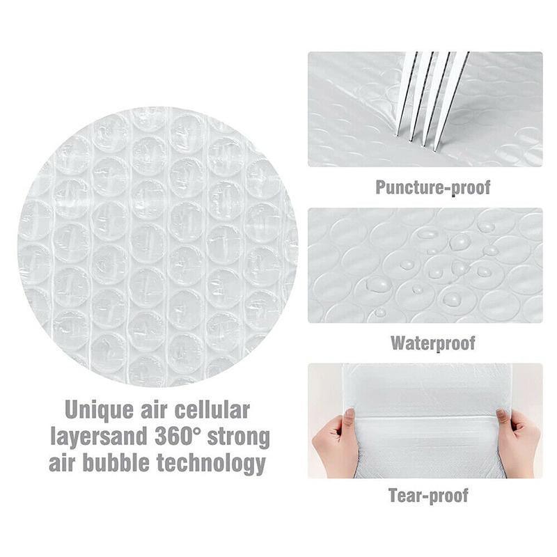 25PCS Poly Bubble Mailers Envelope Padded Bag White Cushioned Satchel 15 Sizes - 25PCS-13*13CM