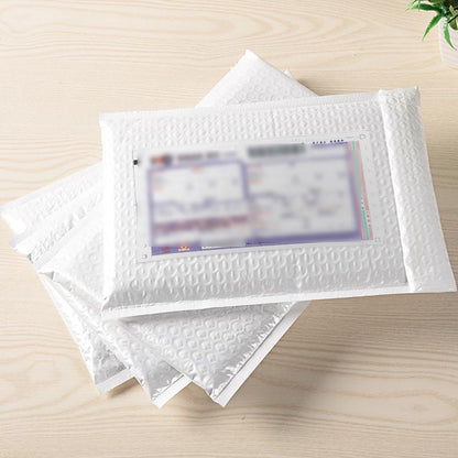 25PCS Poly Bubble Mailers Envelope Padded Bag White Cushioned Satchel 15 Sizes - 25PCS-14*16CM