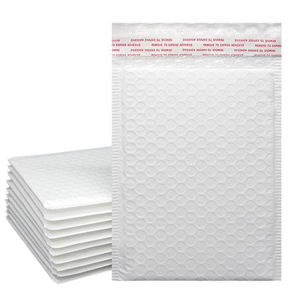 25PCS Poly Bubble Mailers Envelope Padded Bag White Cushioned Satchel 15 Sizes - 25PCS-15*40CM