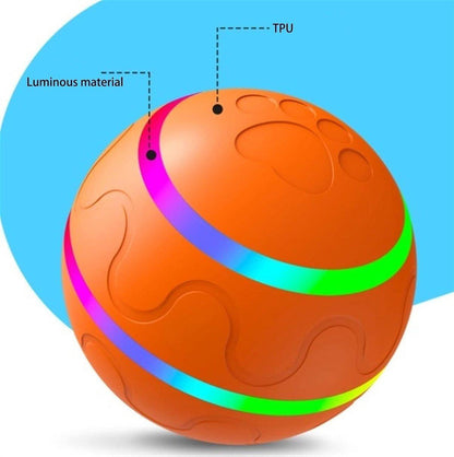 Interactive Smart Cat Dog Automatic Rolling Ball Self-Moving Kitten Pet Toys - Pink