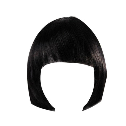 Short Bob Wig with Bangs for Women Synthetic Cosplay Party Hair in 14 Colours - Green
