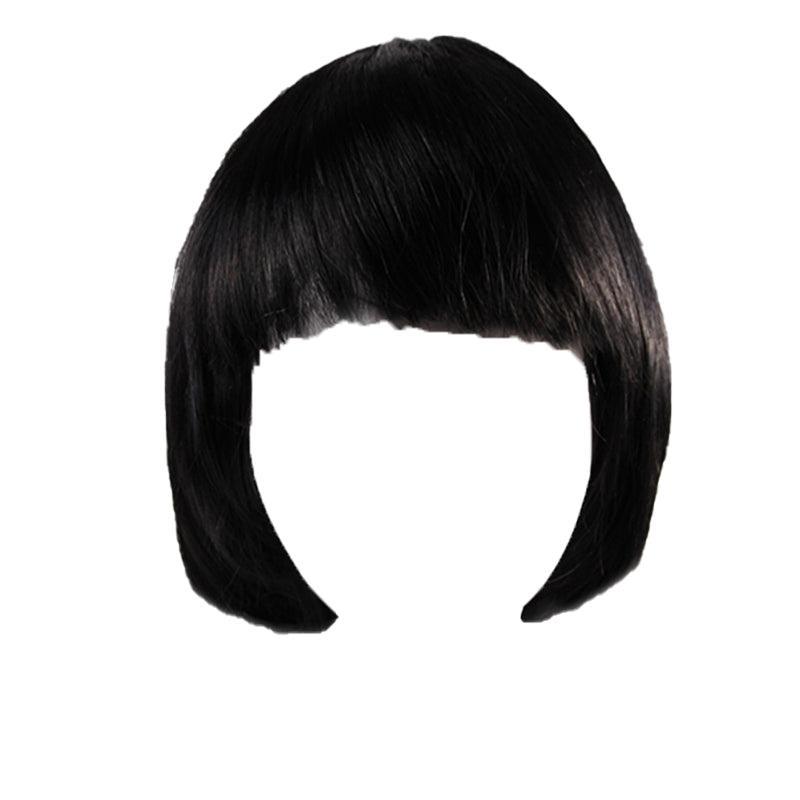 Short Bob Wig with Bangs for Women Synthetic Cosplay Party Hair in 14 Colours - Light Purple