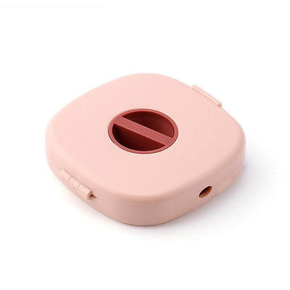 Case Cord Tangle Free Organizer Portable Earphones Manager Wire Winder Cable - Pink*1