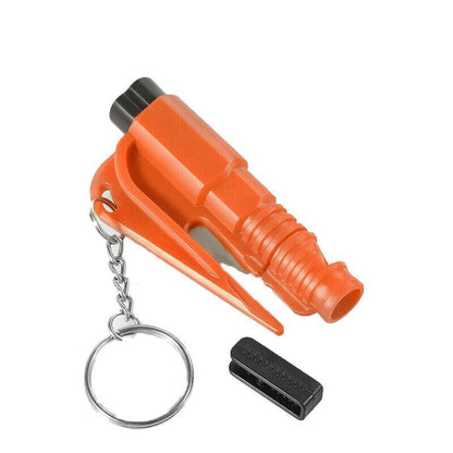 3 In 1 Car Window Glass Breaker Emergency Escape Tool with Cutter - Green