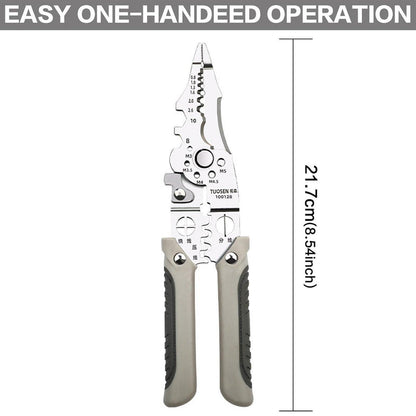 Multifunctional Wire Stripper Pliers Electric Cable Crimper and Cutter Tool Set