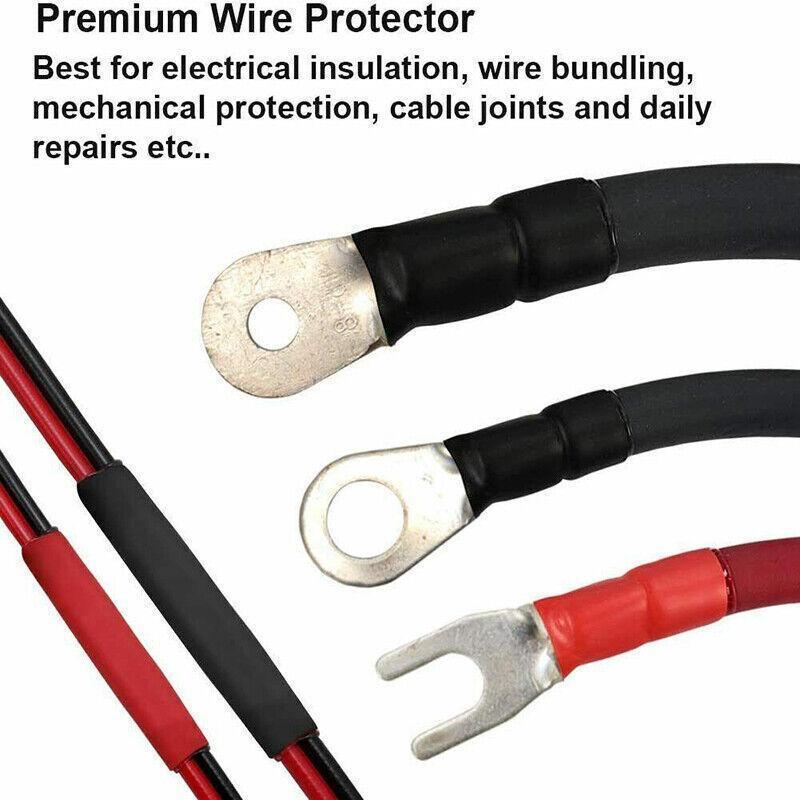 Grade Marine Heat Shrink Tubing 3:1 Wire Sleeve Glue Inside Fast Wrap Insulation Black 3M - 12.7mm*3M