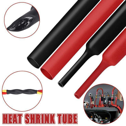 Grade Marine Heat Shrink Tubing 3:1 Wire Sleeve Glue Inside Fast Wrap Insulation Black 5M - 19.1mm*5M