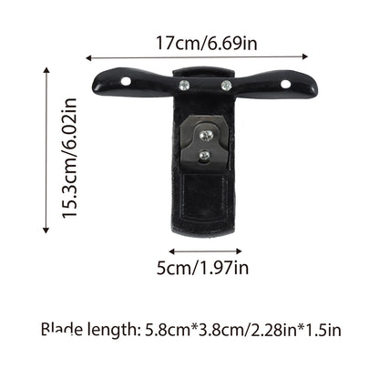 Mini Handheld Cast Iron Woodworking Planer Manual Flat Trimming Smoothing Tool