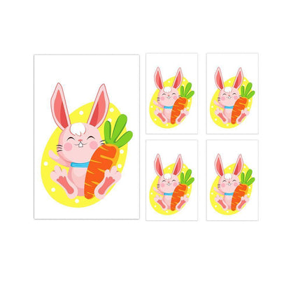 Jumping Sack Race Bags 5pcs Set for Outdoor Garden Party Family Group Activity Game - Eggshell