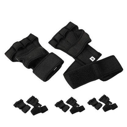 Weight Lifting Training Gloves Women Men Fitness Sports Body Building Gym Gloves - L