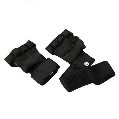Weight Lifting Training Gloves Women Men Fitness Sports Body Building Gym Gloves - L