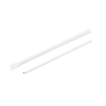 1000-2000pcs Colourful Paper Drinking Straws FOIL Metallic Party - Kraft-6*190mm 2000PCS