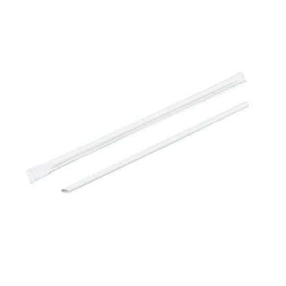 1000-2000pcs Colourful Paper Drinking Straws FOIL Metallic Party - Kraft-6*190mm 2000PCS